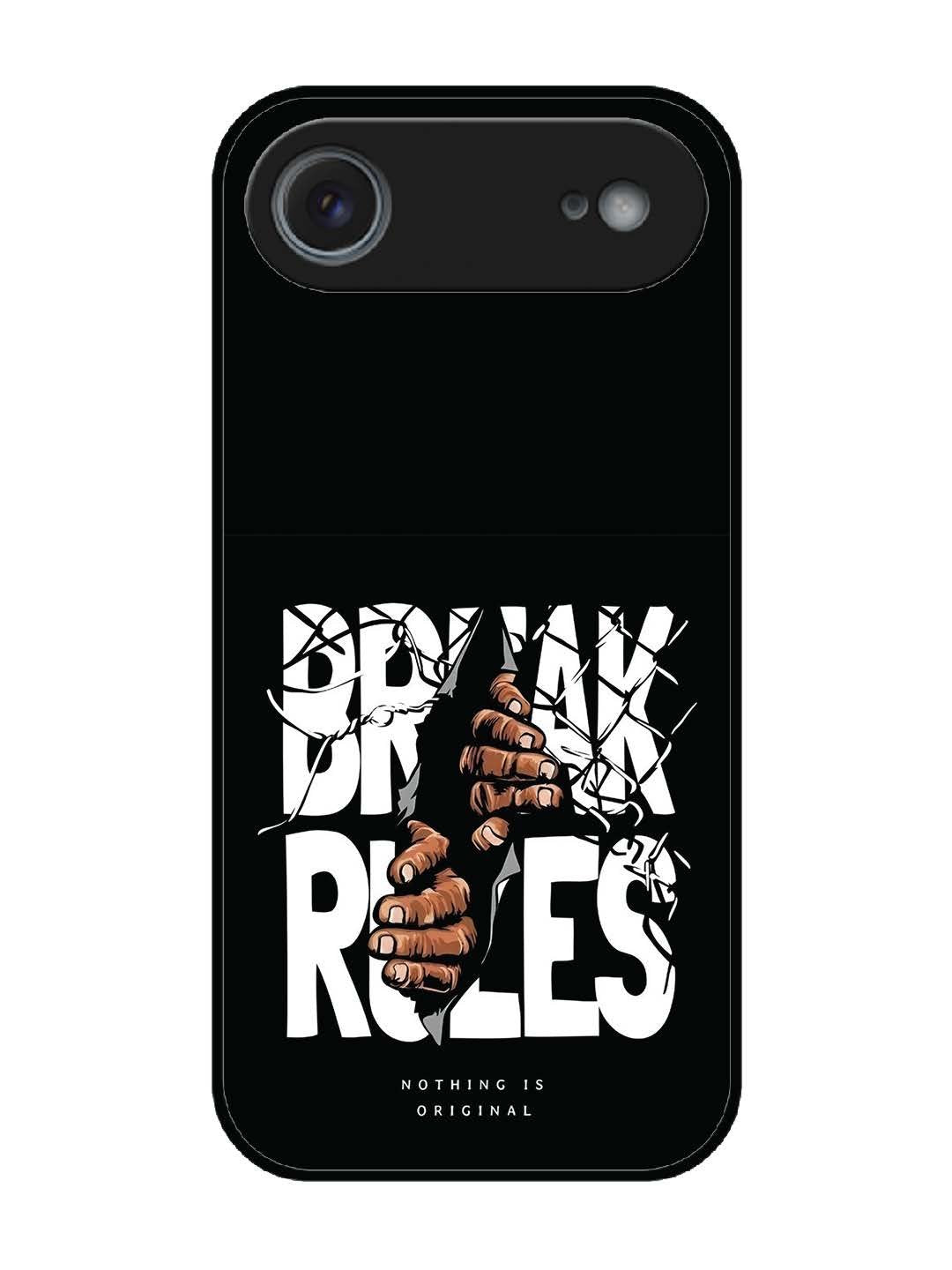 iPhone 17 Air Break Rules Gritty Typography Art