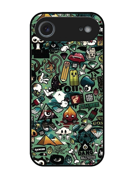 iPhone 17 Air Pop Art Doodle Graffiti Collage