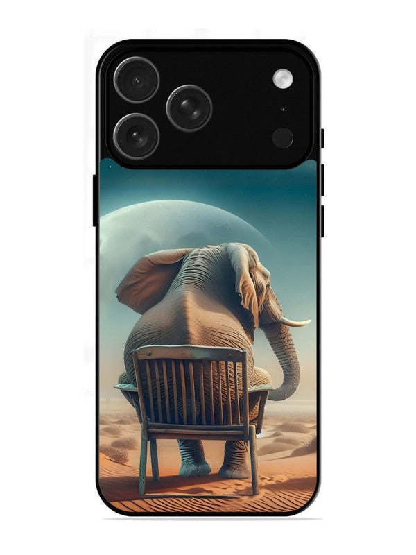 iPhone 17 Pro Baby Elephant om chair