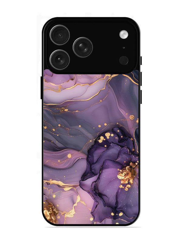 iPhone 17 Pro Royal Orchid Theme Marble