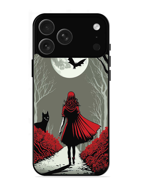 iPhone 17 Pro Scarlet Girl in Red Forest