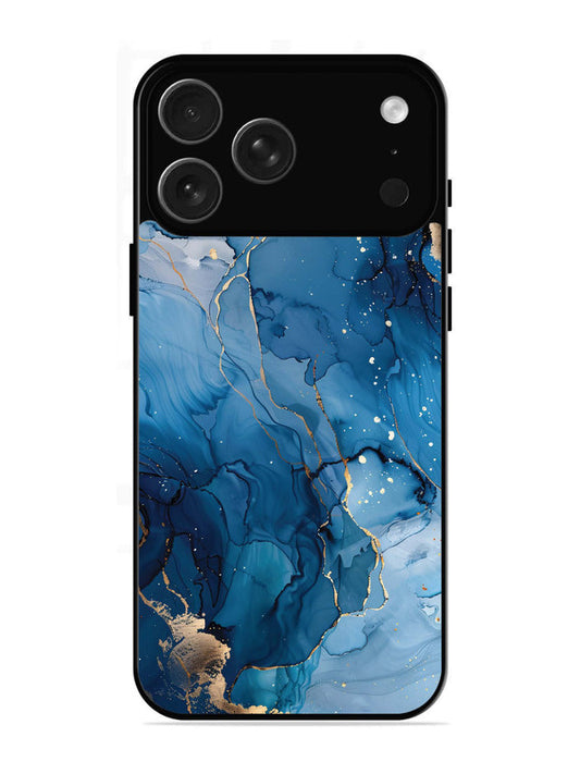 iPhone 17 Pro Oceanic Pattern with Golden Sprinkles