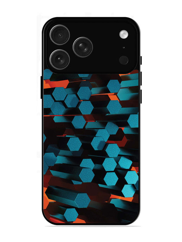 iPhone 17 Pro Hexagon 3D Abstract