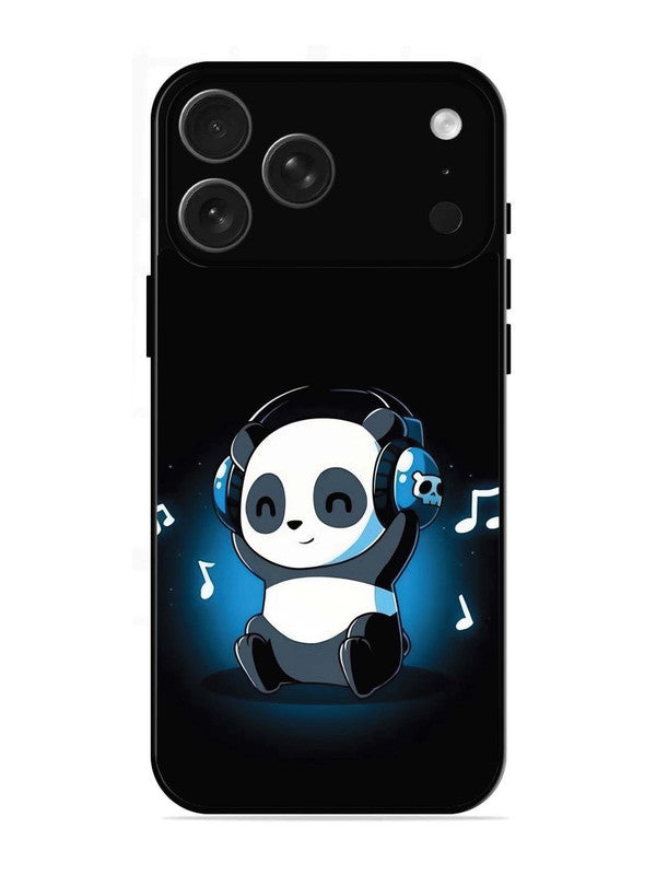 iPhone 17 Pro Panda Listening Music