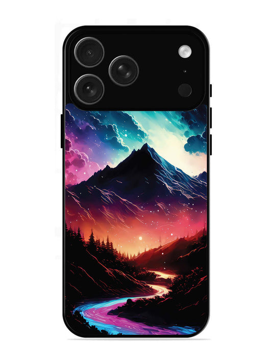 iPhone 17 Pro mountain-valley-Colorful-cloud-at-night