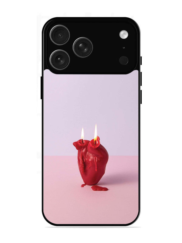 iPhone 17 Pro A Lighted Heart Candle
