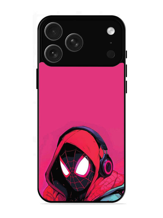 iPhone 17 Pro Spidey Listening Music
