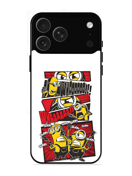 iPhone 17 Pro Minions Comic Panel Action