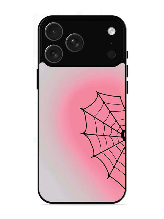 iPhone 17 Pro Spider Web Heart for Girl