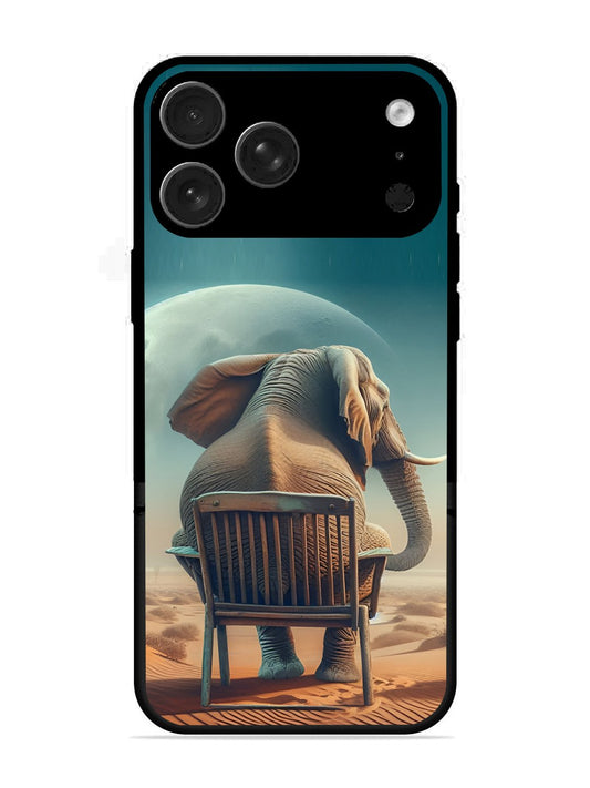 iPhone 17 Pro Max Baby Elephant om chair
