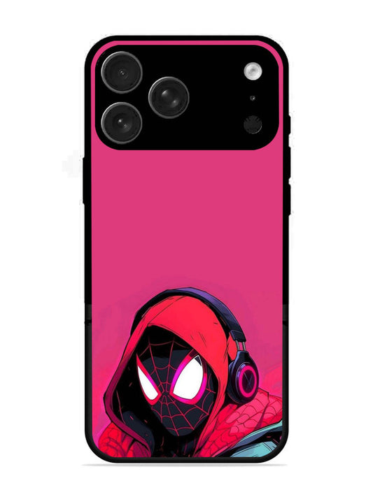 iPhone 17 Pro Max Spidey Listening Music
