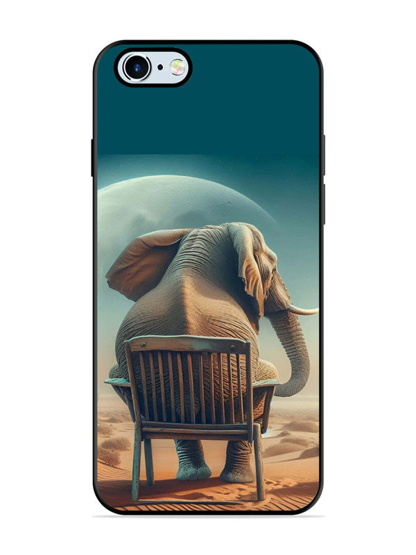iPhone 6 Baby Elephant om chair
