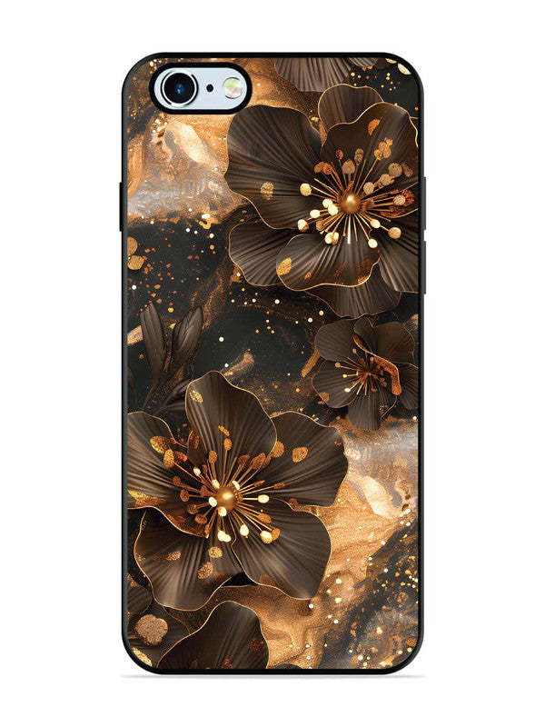 iPhone 6 Golden Flowars