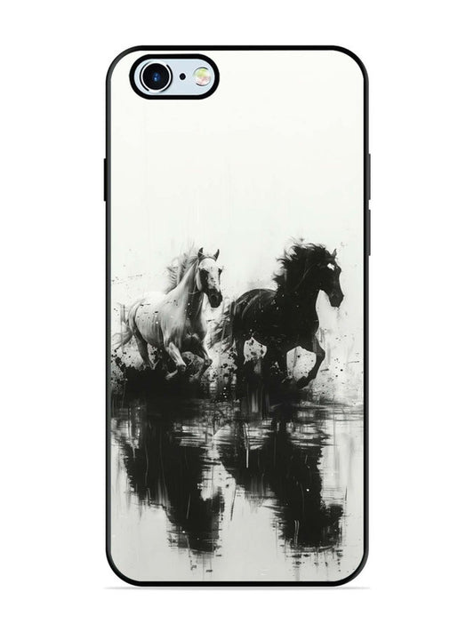 iPhone 6 Black & White Horse