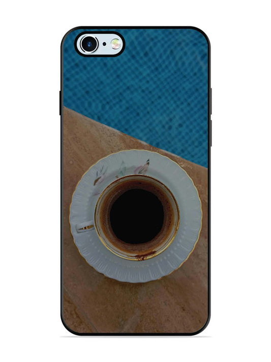 iPhone 6 Black Tea Cup Saucer
