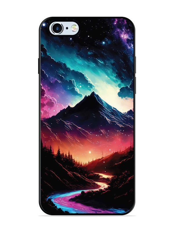 iPhone 6 mountain-valley-Colorful-cloud-at-night