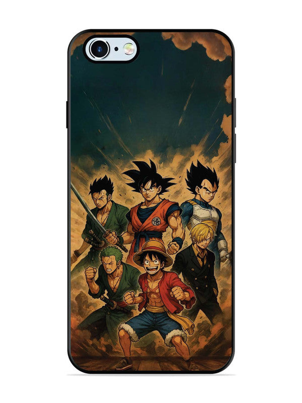 iPhone 6 OnePiece n Dragon Ball Z in one team