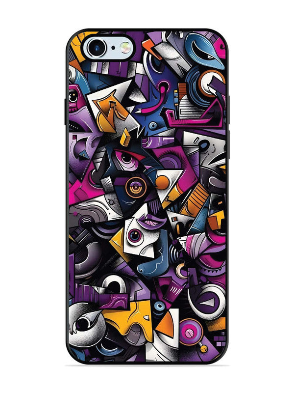 iPhone 6 Abstract Geometric Graffiti Chaos