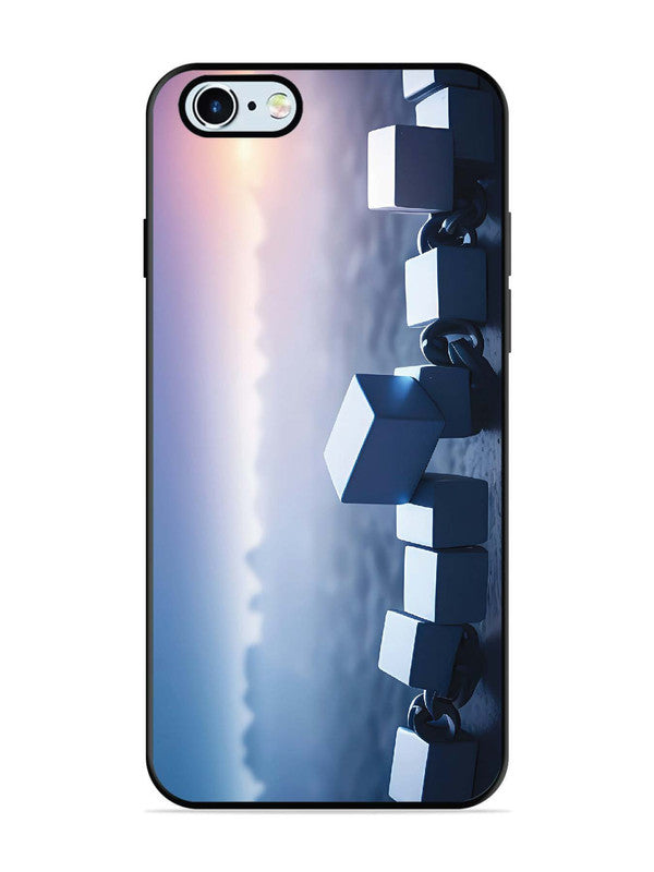 iPhone 6 Minimalist Blockchain Cube Chain