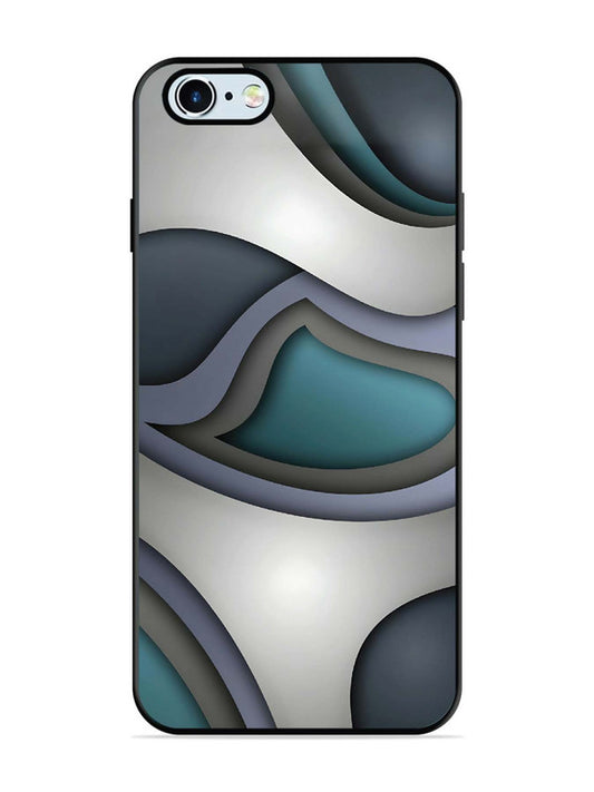 iPhone 6 Slate Blue Gradient Wave