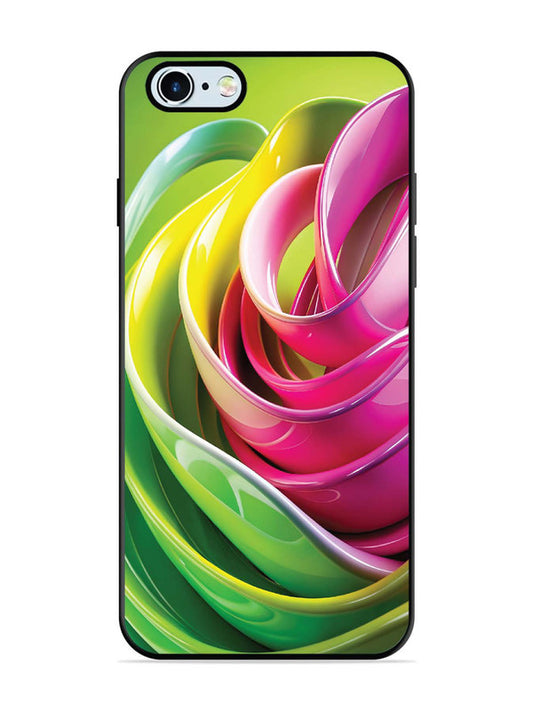 iPhone 6 Vibrant Swirl Glossy Ribbon Art