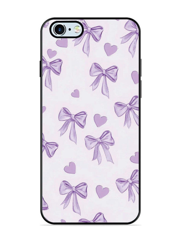 iPhone 6 Bow Tie, Purple Hair Band