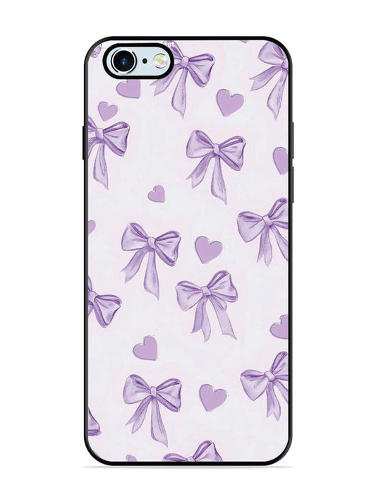 iPhone 6 Bow Tie, Purple Hair Band