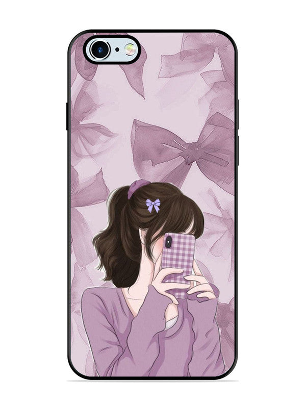 iPhone 6 Pinky Girl taking selfie