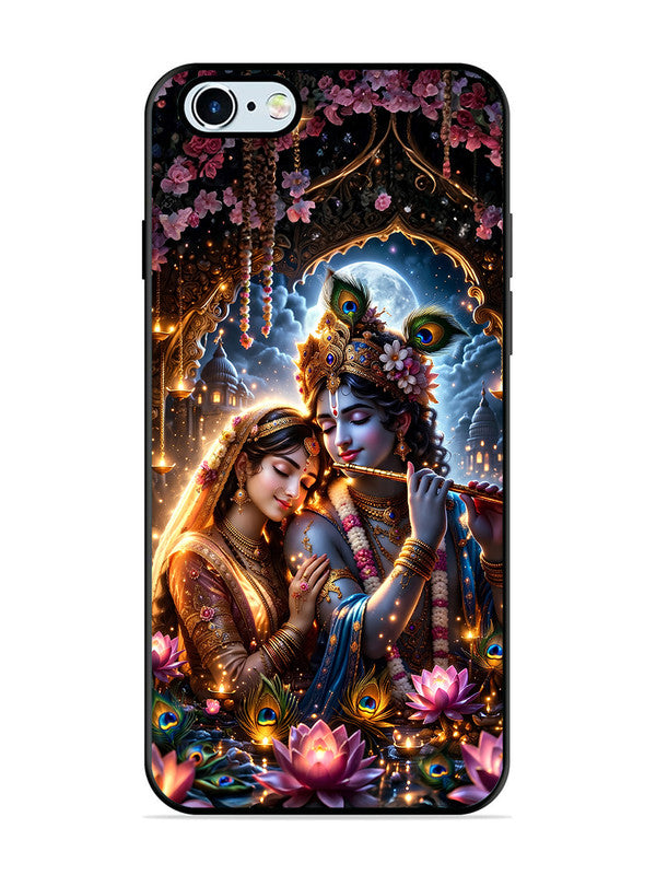iPhone 6 | 2D Metal | Radha Krishna Enjoying Flute 2 | IP-6-461