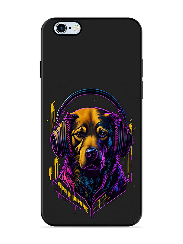 iPhone 6 Plus Music Lover Dog