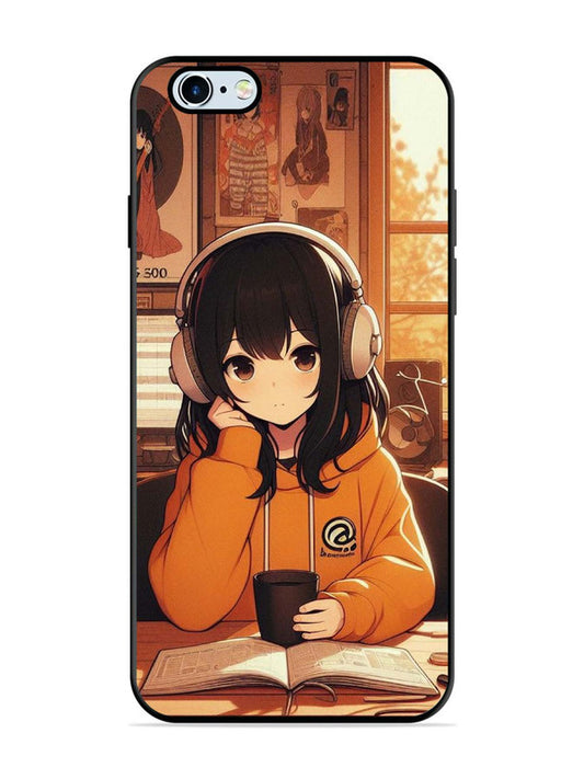 iPhone 6 Plus Cute Girl listening Music