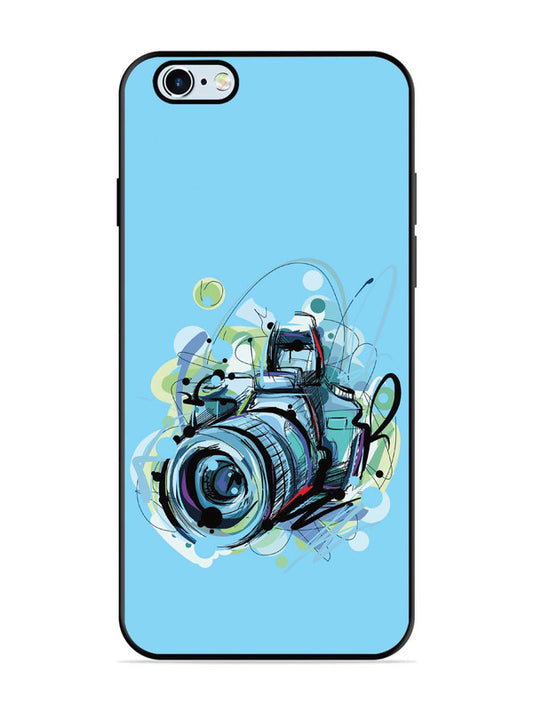 iPhone 6 Plus Camera Blue Background