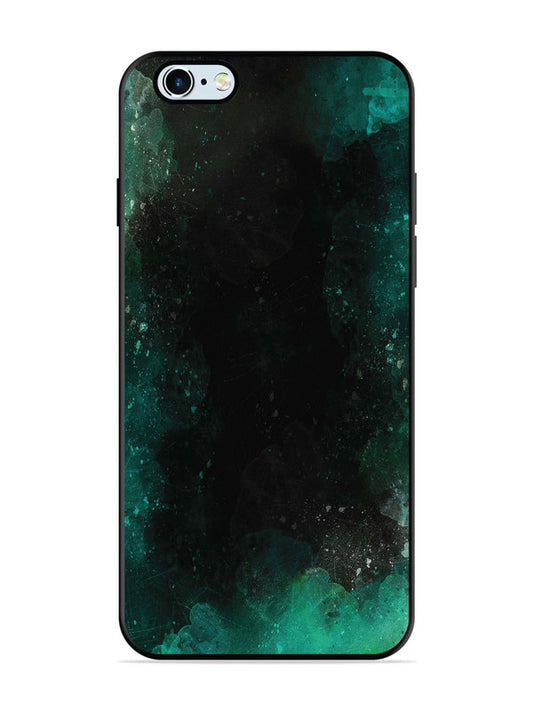 iPhone 6 Plus Dark Black And Green Forest