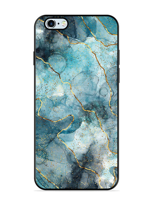 iPhone 6 Plus Oceanic Golden Strip Marble