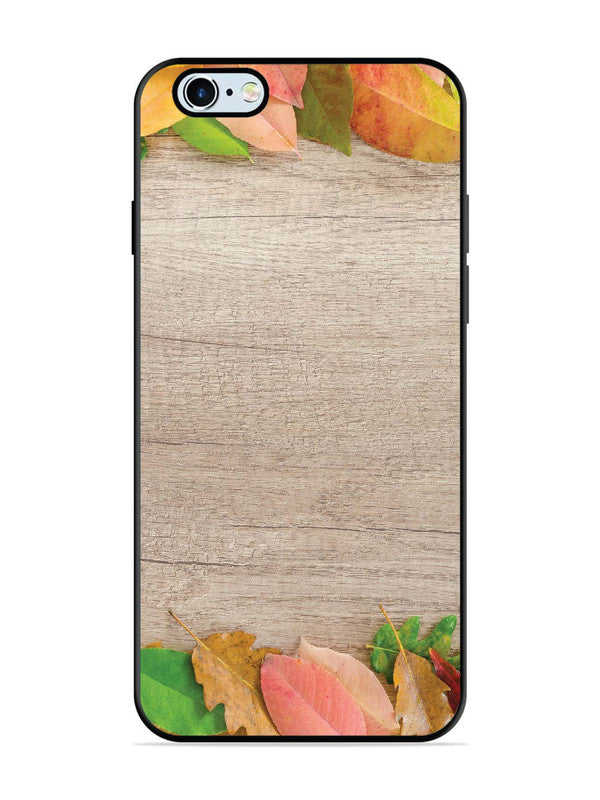 iPhone 6 Plus Autumn Leafs On Wooden Table