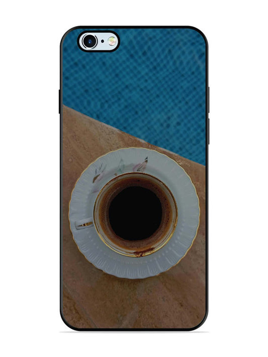 iPhone 6 Plus Black Tea Cup Saucer