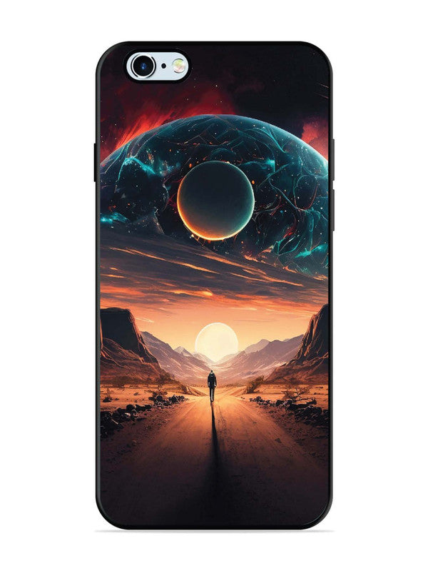 iPhone 6 Plus Sunset with space scene