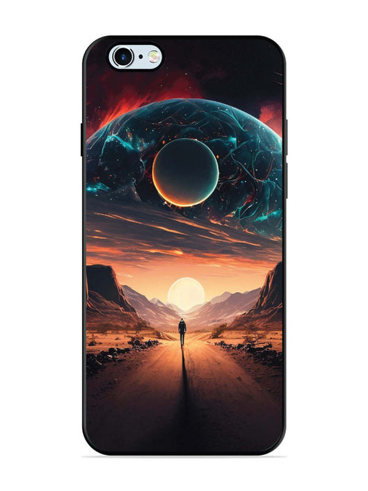 iPhone 6 Plus Sunset with space scene