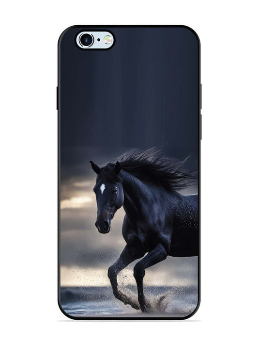 iPhone 6 Plus black-horse-animal