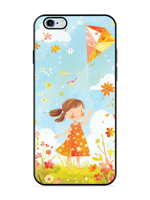 iPhone 6 Plus Little Girl Kite Flying