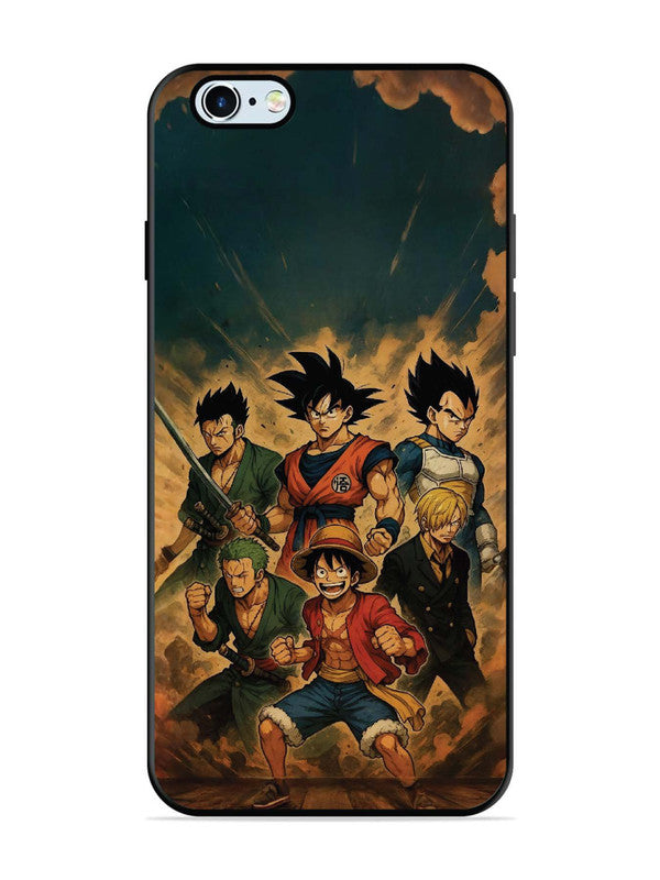 iPhone 6 Plus OnePiece n Dragon Ball Z in one team
