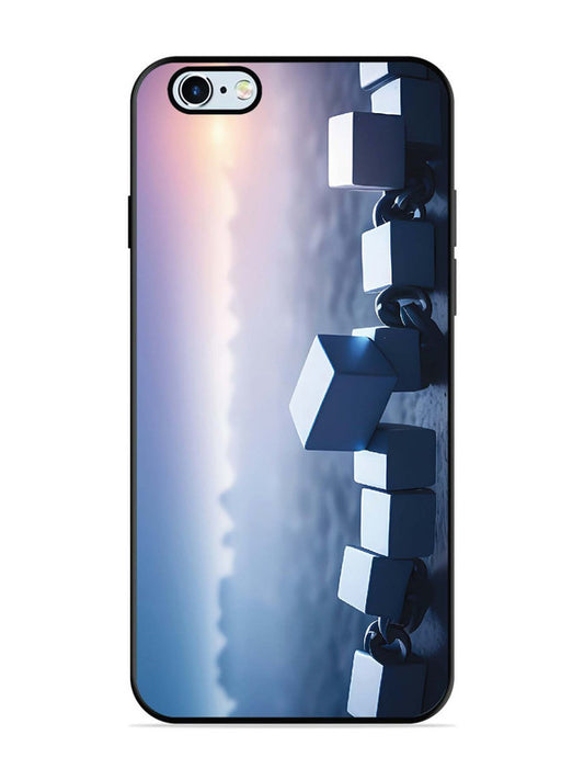 iPhone 6 Plus Minimalist Blockchain Cube Chain