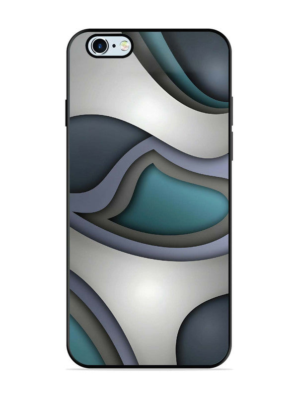 iPhone 6 Plus Slate Blue Gradient Wave