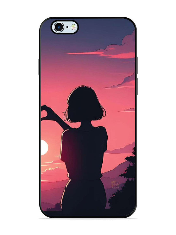 iPhone 6 Plus Love Heart with Hand Girl