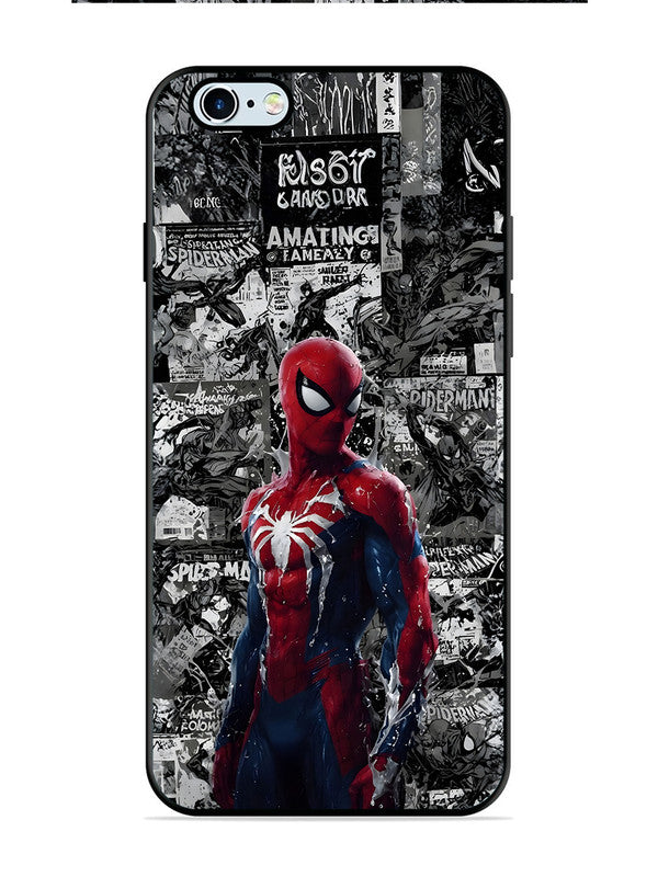 iPhone 6 Plus Spiderman Highlighted on News Paper