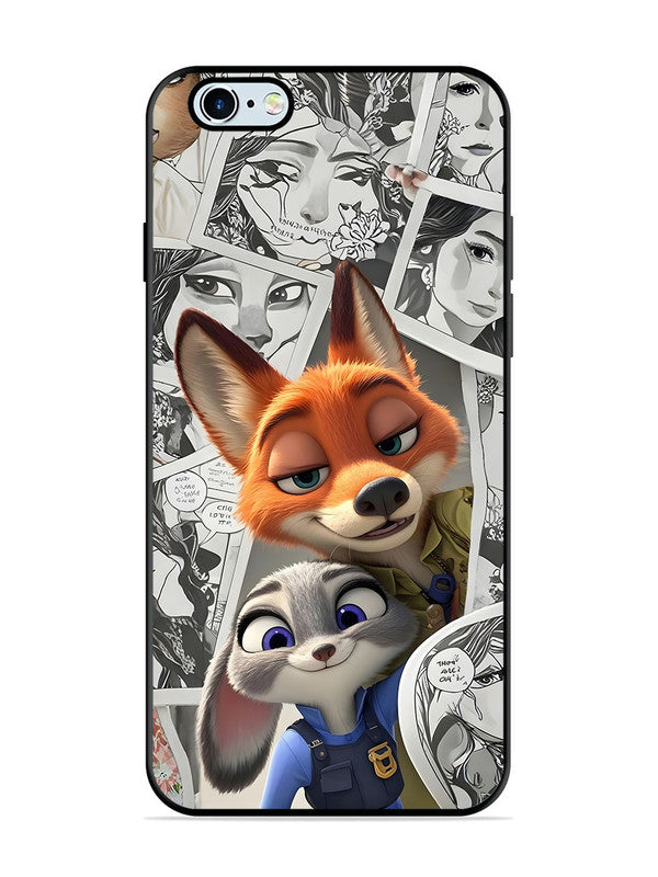 iPhone 6 Plus Cute Nick wilde and judy hopps
