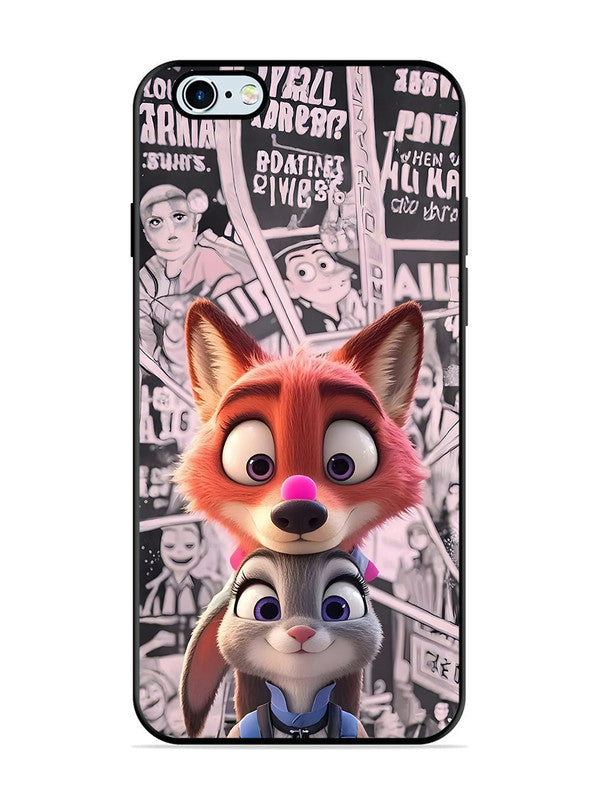 iPhone 6 Plus Cute Nick wilde and judy hopps 2