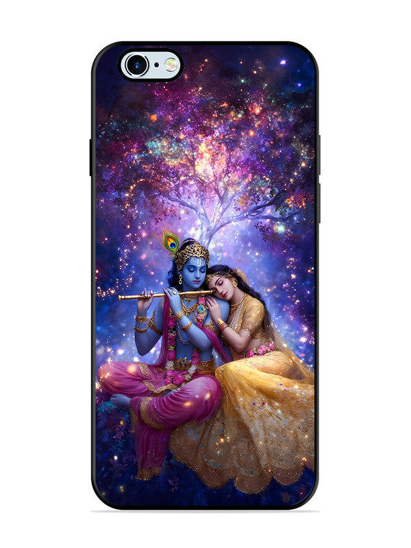 iPhone 6 Plus | 2D Metal | Radha Krishna Enjoying Flute | IP-6Pl-459