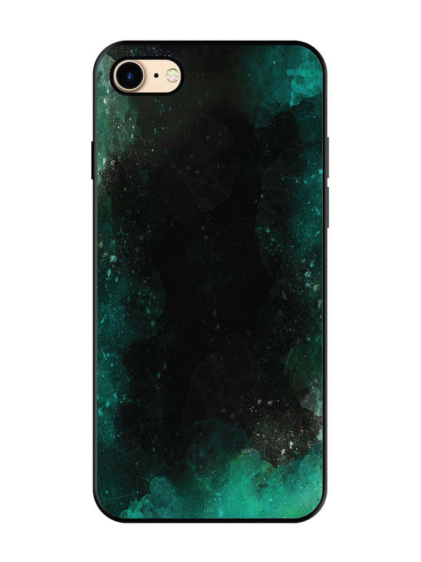 iPhone 7 Dark Black And Green Forest