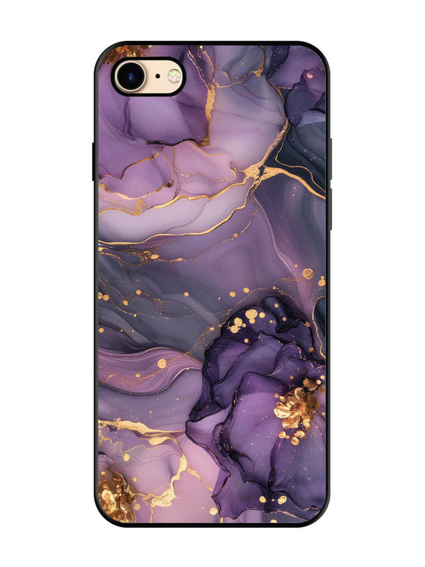 iPhone 7 Royal Orchid Theme Marble